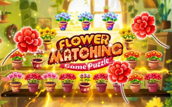 Flower Matching Puzzle Game Online
