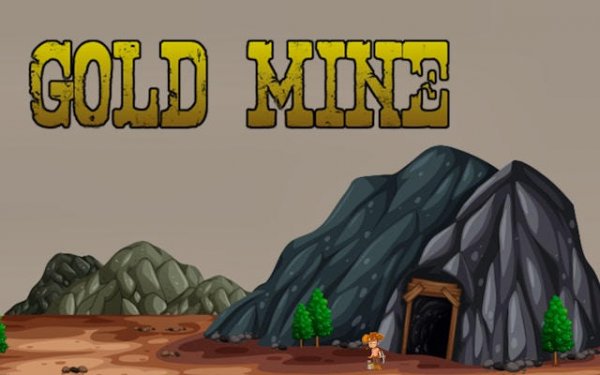 Gold projectile Digger Online Game