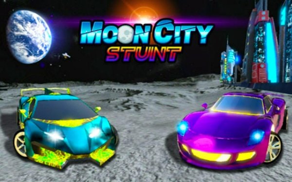 Moon City Stunt: Futuristic Racing Game Online