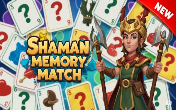 Shaman Memory Match Online Puzzle Game