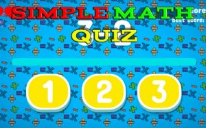 Simple Math Quiz: Brain Training Game