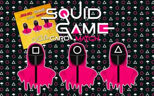 Squid Game Memory Card Match Online Puzzle