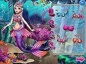Eliza Mermaid Vs Princess Dress Up Game