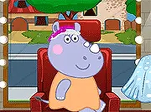 Hippo Hair Salon Online Game
