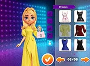 Lovie Chic's Stylish Maxi Look Dress Up Game