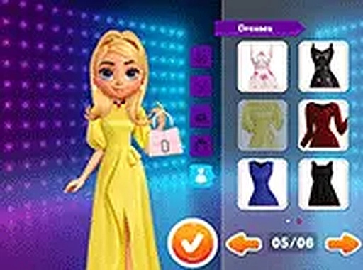 Lovie Chic's Stylish Maxi Look Dress Up Game