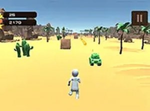 3D Desert Parkour Online Game