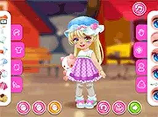 Toddie Vintage Babydoll Dress-Up Game