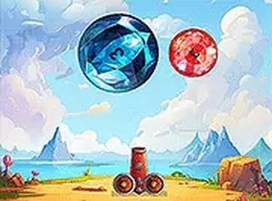 Crystal Destroyer Cannon Game
