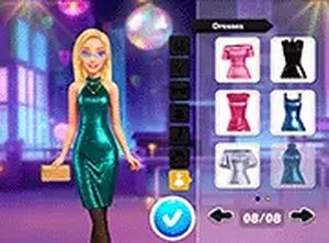 Ellie NYE Sequin Party Dress-Up Game