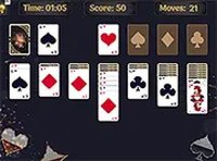 Festive Solitaire Card Puzzle