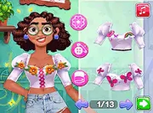 Mirabella Embroidery Love Dress Up Online Game